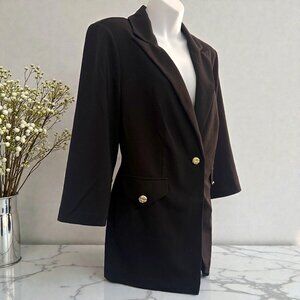 NYCC New York Clothing Co Black Tailored Blazer | Size M